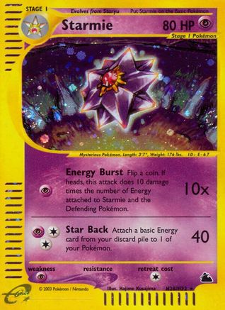 Starmie (H28) (H28) H28  - Holofoil Skyridge - Holo Rare