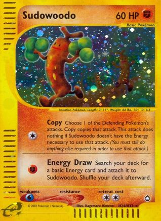 Sudowoodo (H24) (H24) H24  - Holofoil Aquapolis - Holo Rare