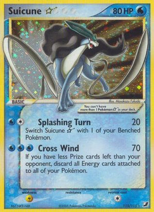 Suicune Star 115  - Holofoil Unseen Forces - Ultra Rare