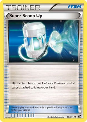 Super Scoop Up 103/114  Black and White - Uncommon