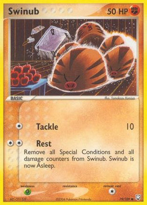 Swinub 079/109  - Reverse Holofoil Team Rocket Returns - Common