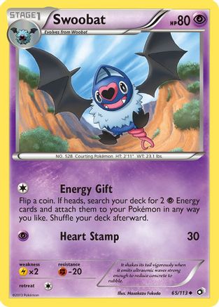 Swoobat 065  Legendary Treasures - Uncommon