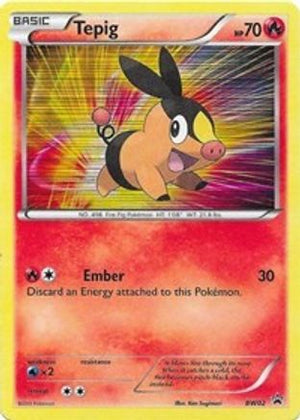 Tepig (BW02) (BW02) BW02  - Holofoil Black and White Promos - Holo Rare