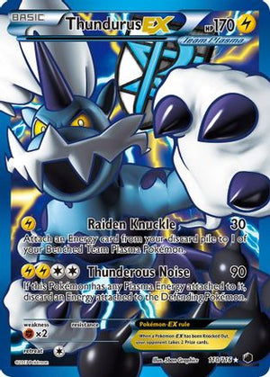 Thundurus EX (Team Plasma) (110 Full Art) (Team Plasma)  110  - Holofoil Plasma Freeze - Ultra Rare