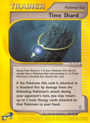 Time Shard 135  - Reverse Holofoil Aquapolis - Uncommon