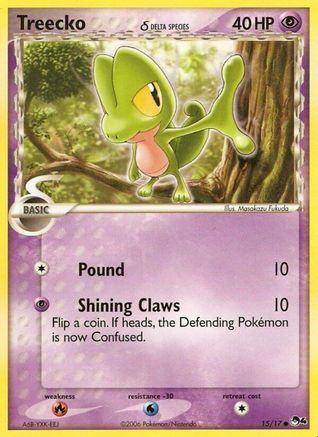 Treecko (Delta Species) 015  POP Series 4 - Common