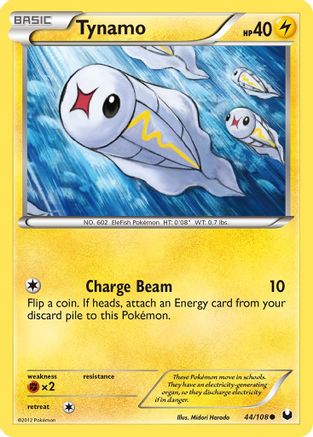 Tynamo (44) (44) 044  - Reverse Holofoil Dark Explorers - Common