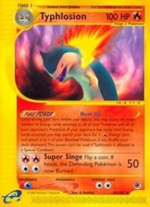 Typhlosion (65) (65) 065  - Reverse Holofoil Expedition - Rare
