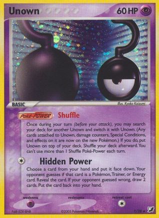 Unown (?) (?) 00?  - Holofoil Unseen Forces - Holo Rare