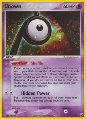 Unown (P) (P) 00P  - Holofoil Unseen Forces - Holo Rare