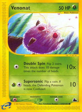 Venonat 112  Skyridge - Common