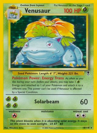 Venusaur 18/110  - Holofoil Legendary Collection - Holo Rare