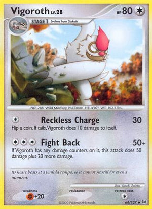 Vigoroth 064  - Reverse Holofoil Platinum - Uncommon