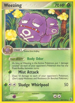 Weezing 033  Delta Species - Rare
