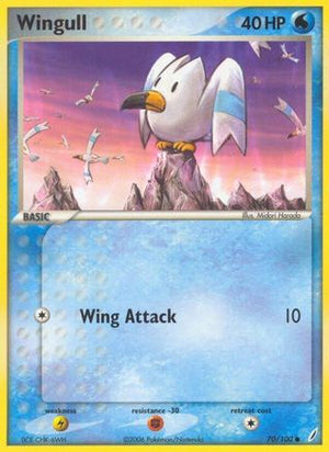 Wingull 070/100  - Reverse Holofoil Crystal Guardians - Common