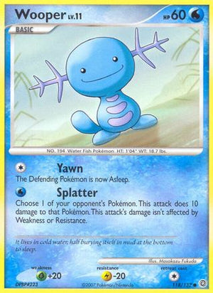 Wooper 118/132  Secret Wonders - Common