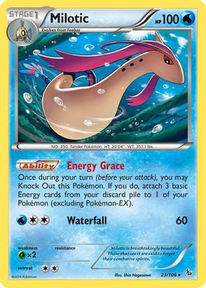 Milotic 023/106  - Reverse Holofoil XY  Flashfire - Holo Rare