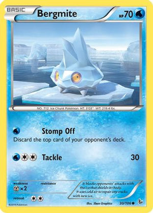 Bergmite 030  XY  Flashfire - Common