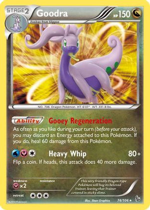 Goodra 074/106  - Holofoil XY  Flashfire - Holo Rare