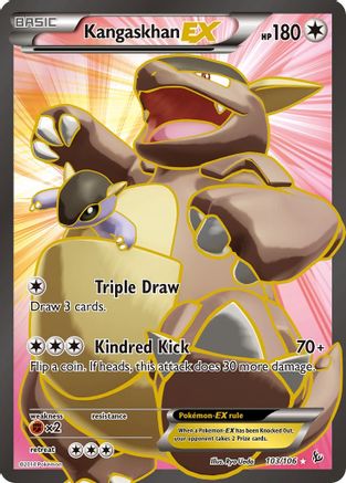 Kangaskhan EX (103 Full Art) (103 Full Art) 103/106  - Holofoil XY  Flashfire - Ultra Rare