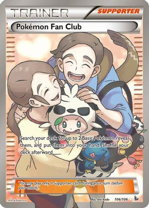 Pokemon Fan Club (106 Full Art) (106 Full Art) 106/106  - Holofoil XY  Flashfire - Ultra Rare