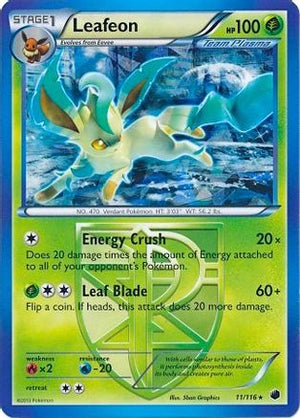 Leafeon (BW Plasma Freeze) 011/116  - Holofoil Deck Exclusives - Holo Rare