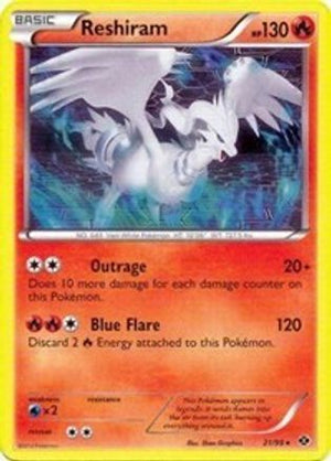 Reshiram (Next Destinies) 021/099  - Holofoil Deck Exclusives - Holo Rare