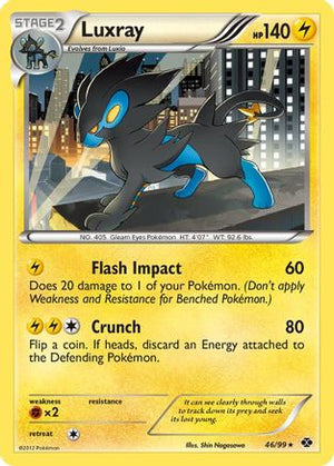 Luxray 046  - Reverse Holofoil Next Destinies - Holo Rare