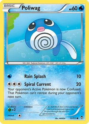 Poliwag 015/111  XY  Furious Fists - Common