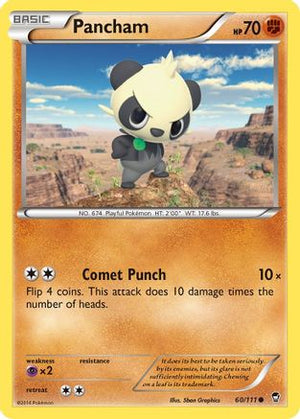 Pancham (60) (60) 060/111  XY  Furious Fists - Common