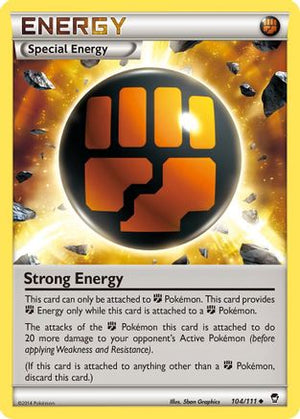 Strong Energy 104/111  XY  Furious Fists - Uncommon