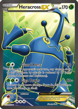 Heracross EX (105 Full Art) (105 Full Art) 105/111  - Holofoil XY  Furious Fists - Ultra Rare