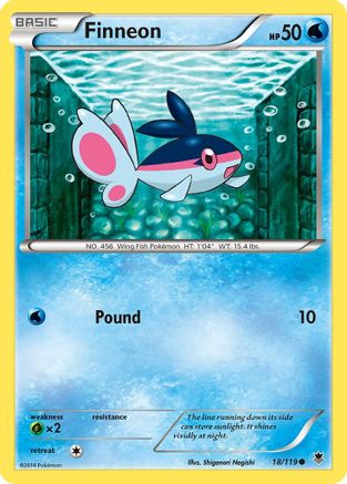 Finneon 018/119  XY  Phantom Forces - Common