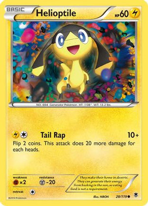 Helioptile (28) (28) 028  XY  Phantom Forces - Common