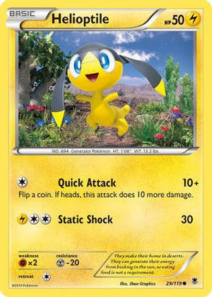 Helioptile (29) (29) 029  XY  Phantom Forces - Common