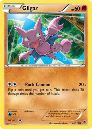 Gligar 046  XY  Phantom Forces - Common