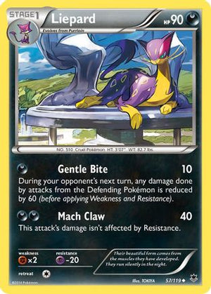 Liepard 057  XY  Phantom Forces - Uncommon