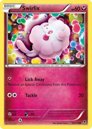 Swirlix 068/119  XY  Phantom Forces - Common