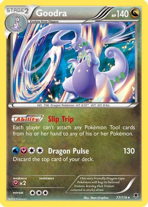Goodra 077/119  - Reverse Holofoil XY  Phantom Forces - Holo Rare