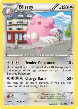 Blissey 081  XY  Phantom Forces - Rare