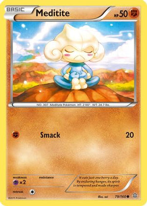 Meditite 079  XY  Primal Clash - Common
