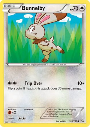 Bunnelby 120  XY  Primal Clash - Common