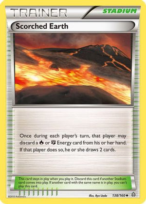 Scorched Earth 138/160  XY  Primal Clash - Uncommon
