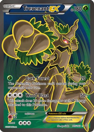 Trevenant EX (145 Full Art) (145 Full Art) 145  - Holofoil XY  Primal Clash - Ultra Rare