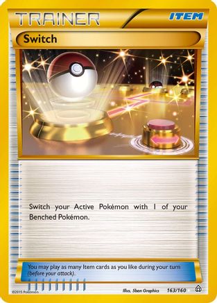 Switch (163 Secret Rare) (163 Secret Rare) 163/160  - Holofoil XY  Primal Clash - Secret Rare
