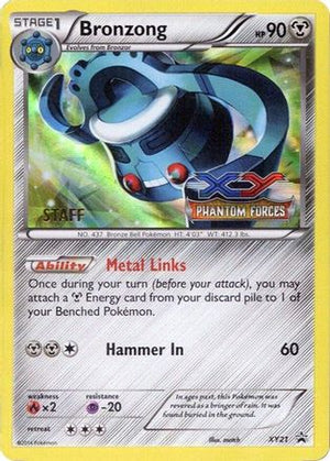 Bronzong (Prerelease) [Staff] XY21  - Holofoil XY Promos - Promo