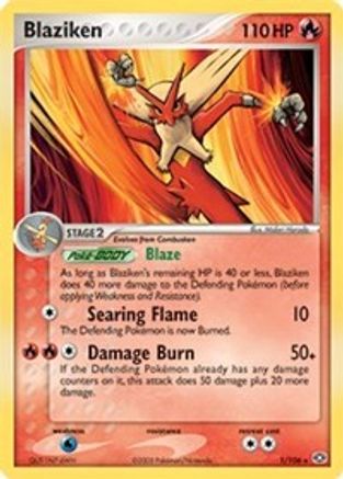 Blaziken (EX Emerald) 001/106  Deck Exclusives - Rare