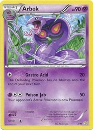 Arbok 003  XY Trainer Kit Sylveon & Noivern - Common