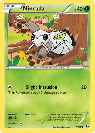 Nincada 009/108  XY  Roaring Skies - Common