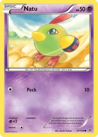 Natu (27) (27) 027/108  XY  Roaring Skies - Common